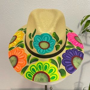 Mexican Artesanal Hand-painted Hat